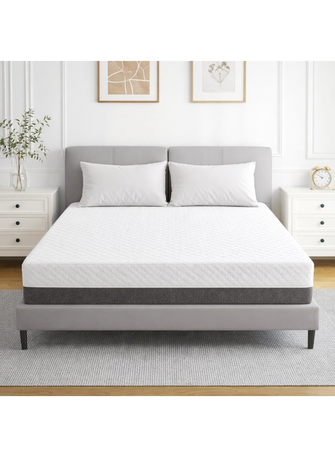 Rexal Home Twin Mattress Gel Memory Foam 20 cm – Cooling Comfort, Pressure Relief, 120 × 200 cm - Image 1